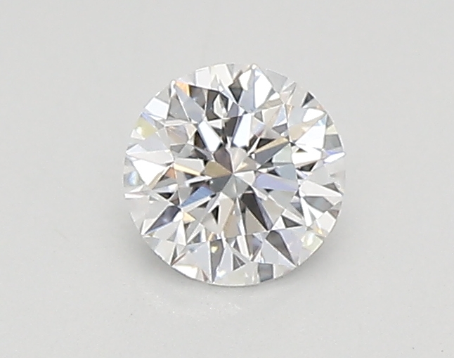 Actual 0.27 carat D Round lab-grown diamond