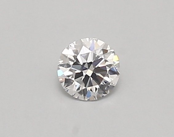Actual 0.26 carat D Round lab-grown diamond