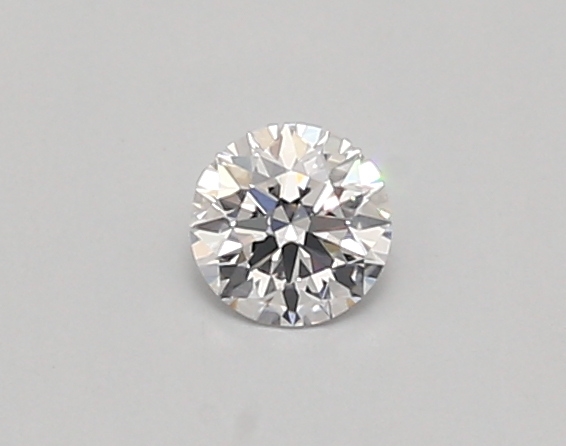 Actual 0.26 carat D Round lab-grown diamond