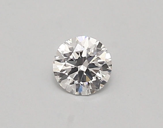 Actual 0.26 carat D Round lab-grown diamond
