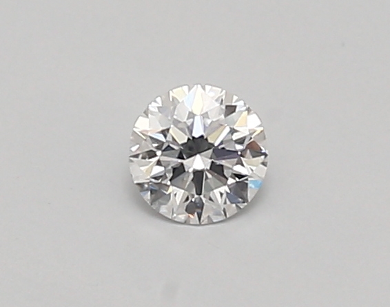 Actual 0.26 carat D Round lab-grown diamond