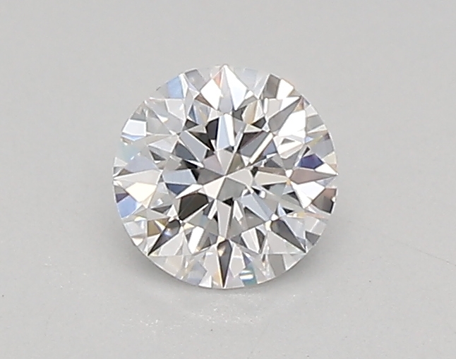 Actual 0.26 carat D Round lab-grown diamond