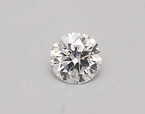 Actual 0.26 carat D Round lab-grown diamond