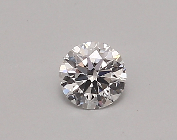 Actual 0.28 carat D Round lab-grown diamond