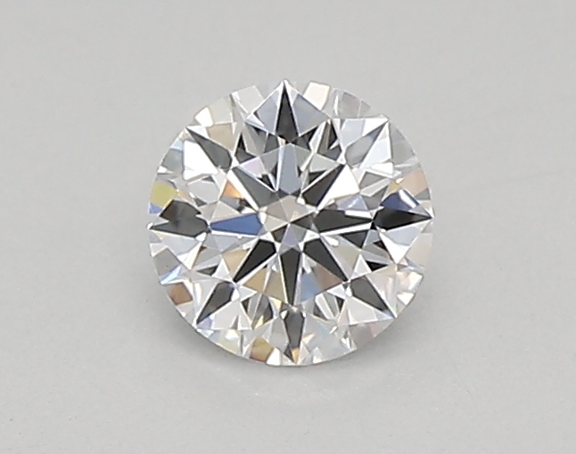 Actual 0.27 carat D Round lab-grown diamond