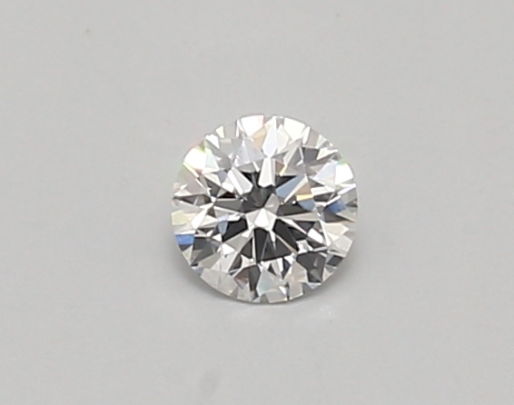 Actual 0.26 carat D Round lab-grown diamond