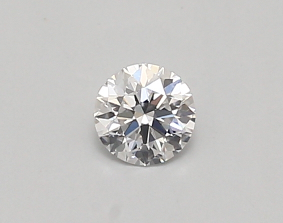 Actual 0.26 carat D Round lab-grown diamond