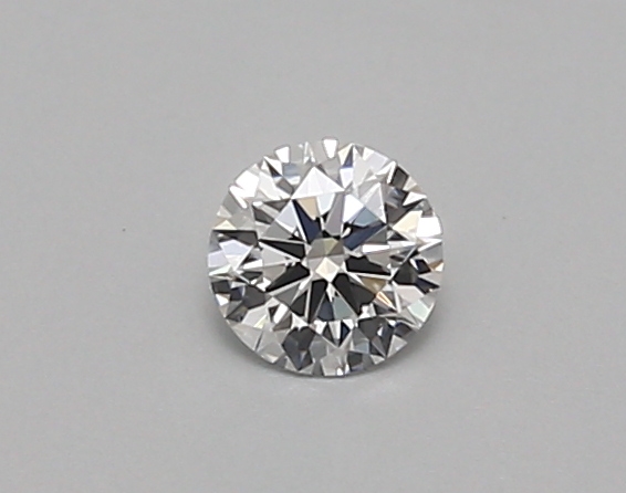 Actual 0.26 carat D Round lab-grown diamond