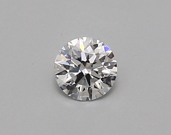 Actual 0.26 carat D Round lab-grown diamond
