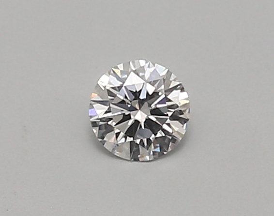 Actual 0.24 carat D Round lab-grown diamond