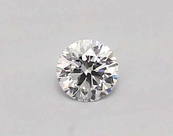 Actual 0.26 carat D Round lab-grown diamond