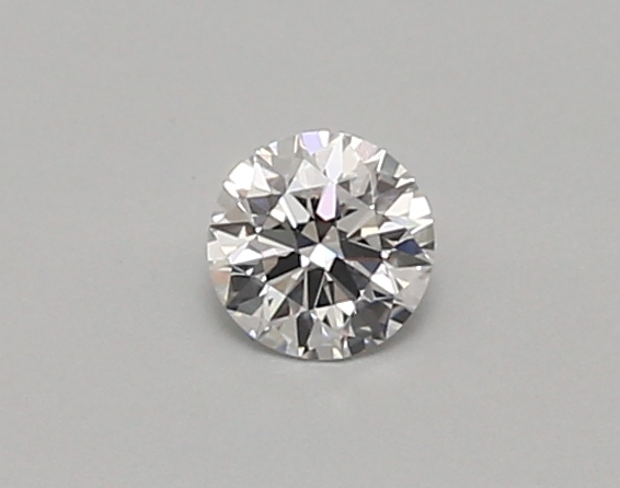 Actual 0.26 carat D Round lab-grown diamond