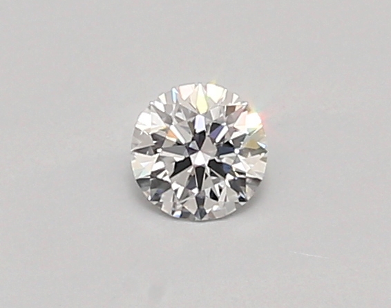 Actual 0.24 carat D Round lab-grown diamond