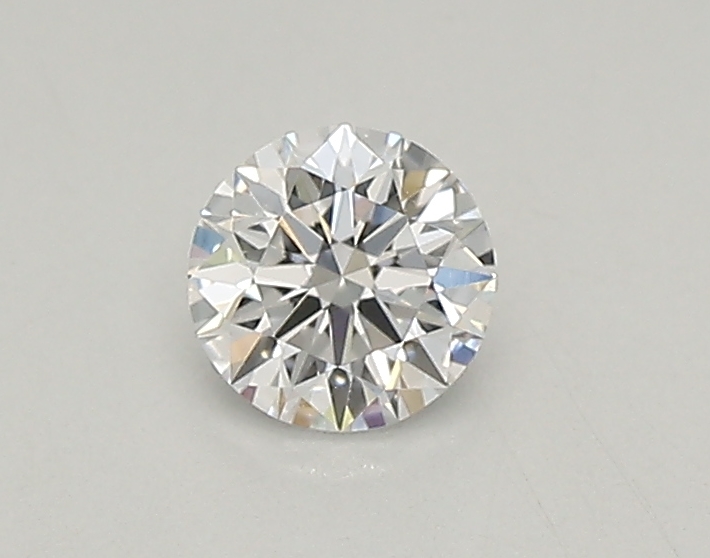 Actual 0.24 carat D Round lab-grown diamond