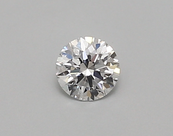 Actual 0.26 carat D Round lab-grown diamond