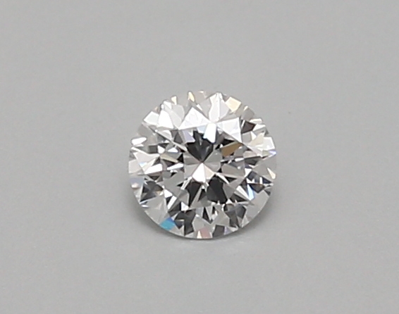 Actual 0.26 carat D Round lab-grown diamond
