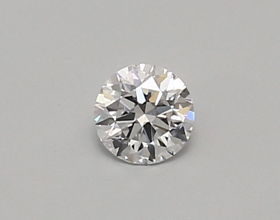 Actual 0.24 carat D Round lab-grown diamond