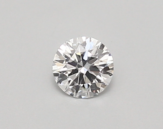 Actual 0.26 carat D Round lab-grown diamond