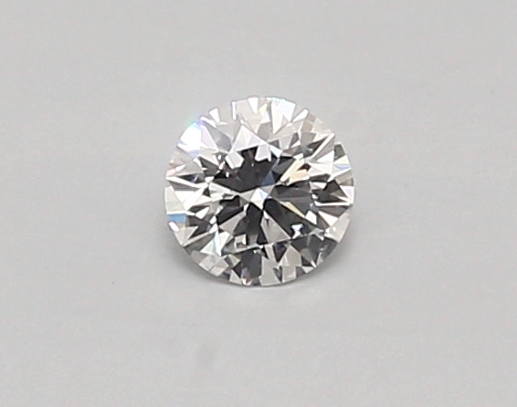 Actual 0.26 carat D Round lab-grown diamond