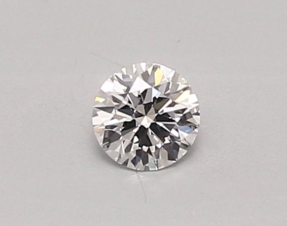 Actual 0.26 carat D Round lab-grown diamond