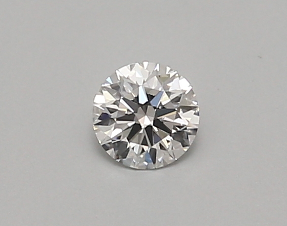 Actual 0.26 carat D Round lab-grown diamond