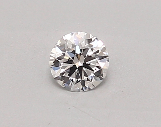 Actual 0.26 carat D Round lab-grown diamond
