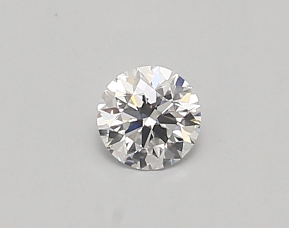Actual 0.26 carat D Round lab-grown diamond