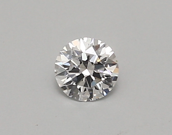 Actual 0.26 carat D Round lab-grown diamond