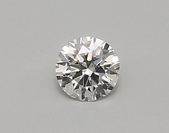 Actual 0.28 carat D Round lab-grown diamond