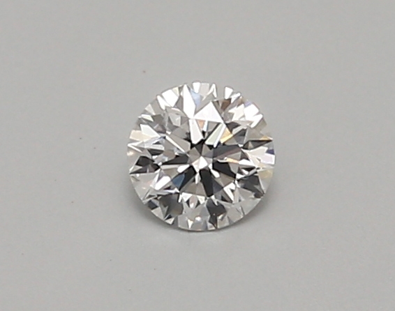 Actual 0.27 carat D Round lab-grown diamond