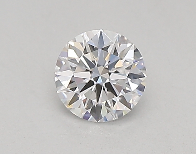 Actual 0.26 carat D Round lab-grown diamond