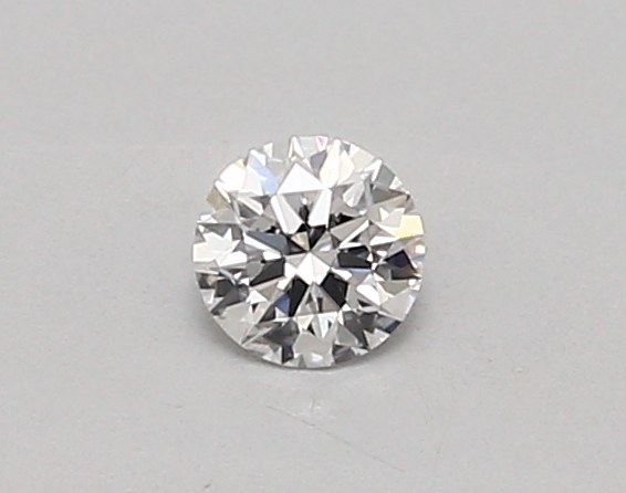 Actual 0.26 carat D Round lab-grown diamond