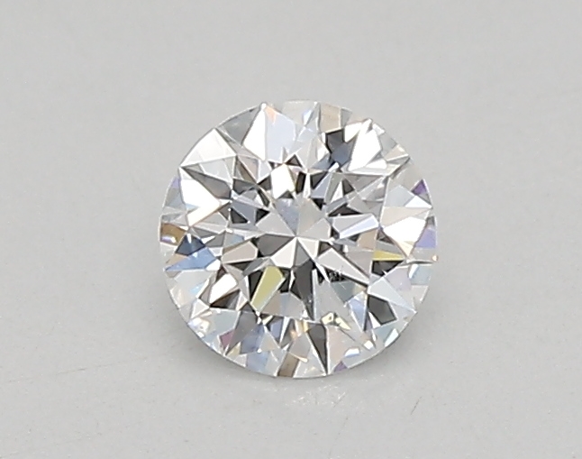 Actual 0.26 carat D Round lab-grown diamond