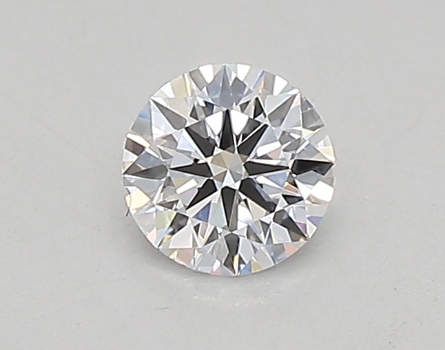 Actual 0.26 carat D Round lab-grown diamond