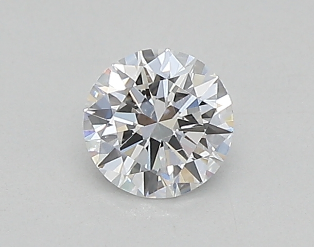 Actual 0.26 carat D Round lab-grown diamond