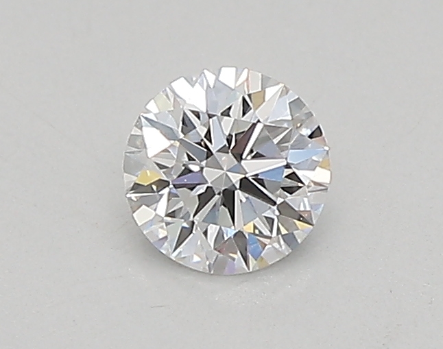 Actual 0.26 carat D Round lab-grown diamond