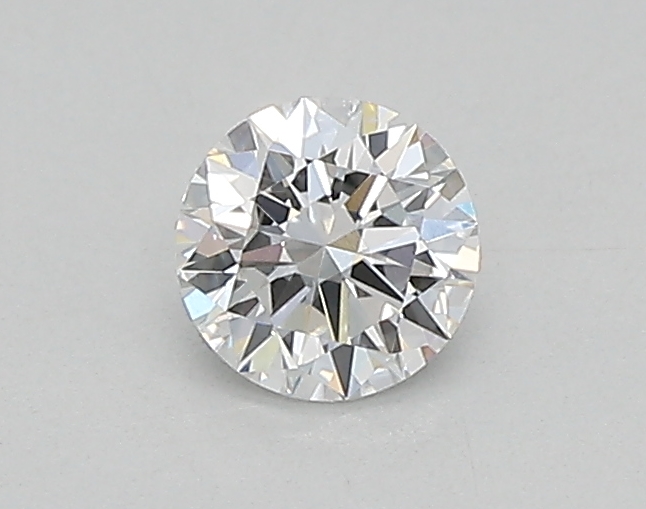 Actual 0.26 carat D Round lab-grown diamond