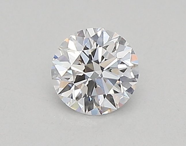 Actual 0.26 carat D Round lab-grown diamond