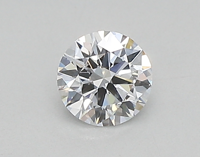 Actual 0.26 carat D Round lab-grown diamond