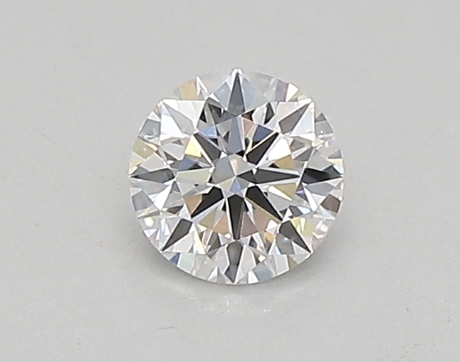 Actual 0.26 carat D Round lab-grown diamond
