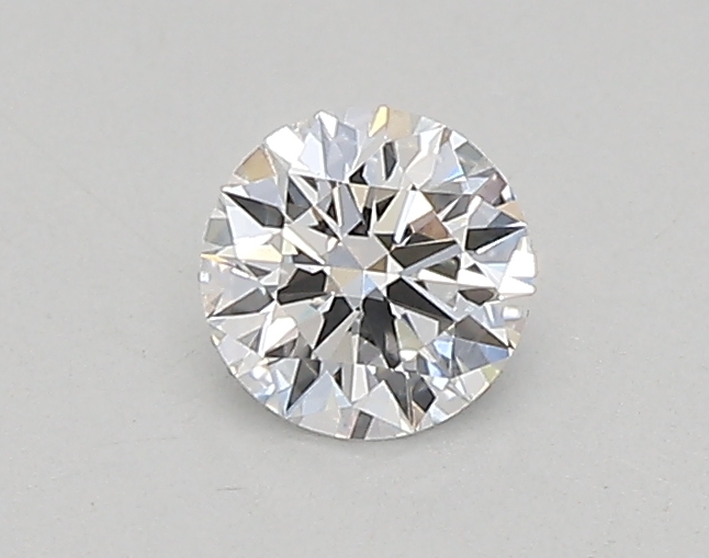 Actual 0.26 carat D Round lab-grown diamond