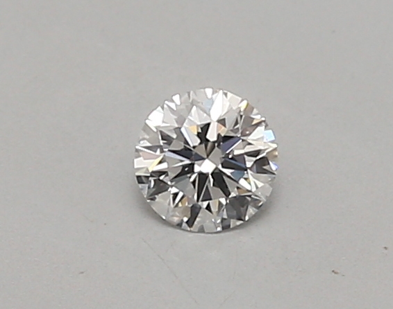 Actual 0.25 carat D Round lab-grown diamond