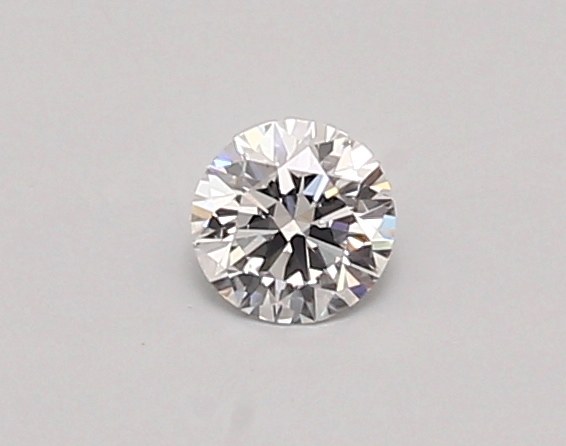 Actual 0.26 carat D Round lab-grown diamond