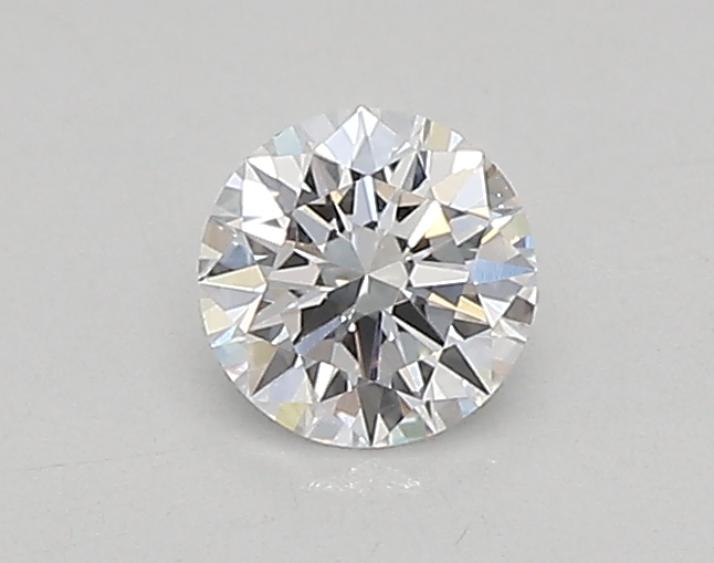 Actual 0.26 carat D Round lab-grown diamond