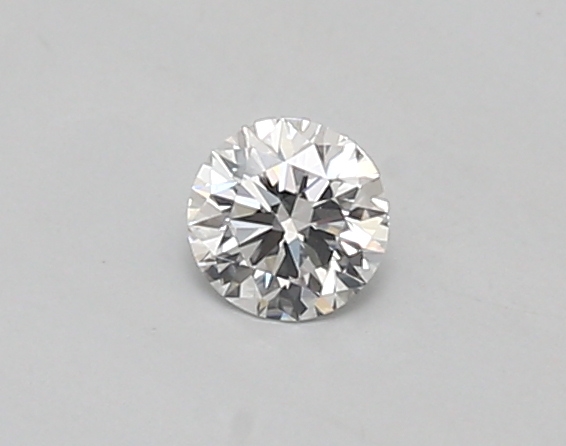 Actual 0.26 carat D Round lab-grown diamond