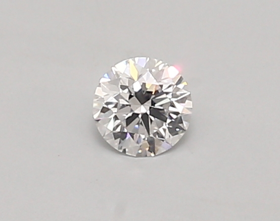 Actual 0.25 carat D Round lab-grown diamond