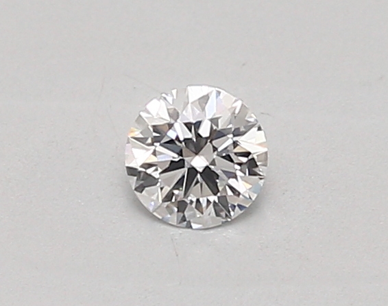 Actual 0.25 carat D Round lab-grown diamond
