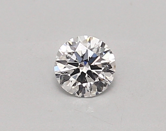 Actual 0.26 carat D Round lab-grown diamond
