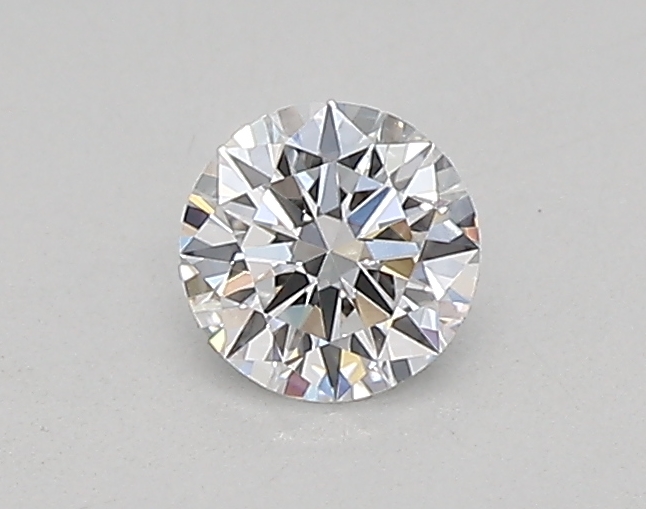 Actual 0.24 carat D Round lab-grown diamond