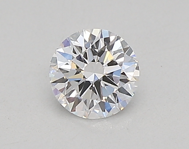Actual 0.26 carat D Round lab-grown diamond